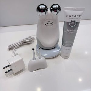 NuFACE Trinity PRO Facial Toning Device with eye and lip attachment